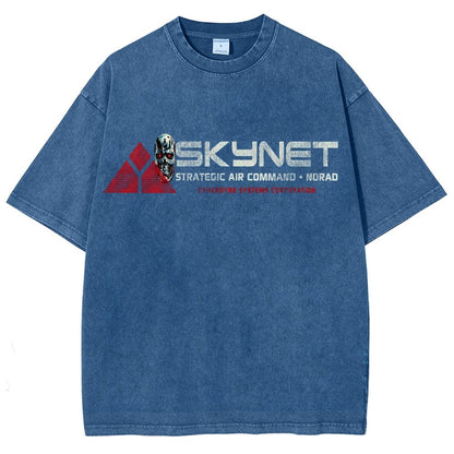 Cybernet SAC NORAD Vintage Distressed T-shirt