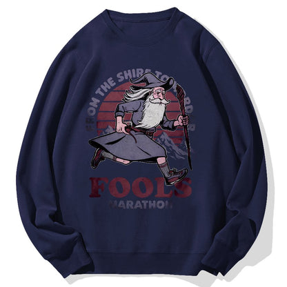 Fools Marathon Geek Cotton Sweatshirt