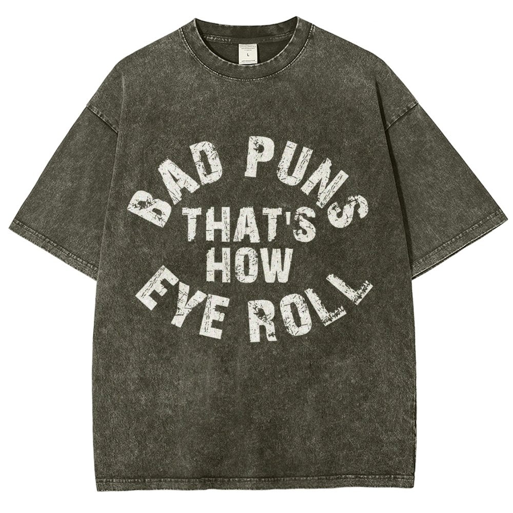 Eye Roll Vintage Distressed T-shirt