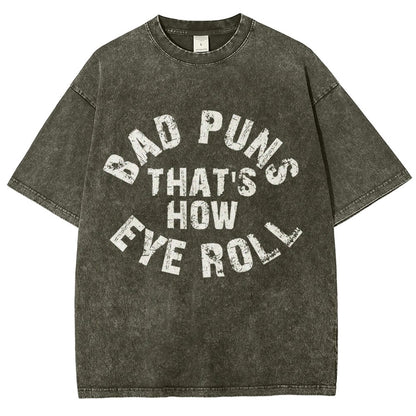 Eye Roll Vintage Distressed T-shirt