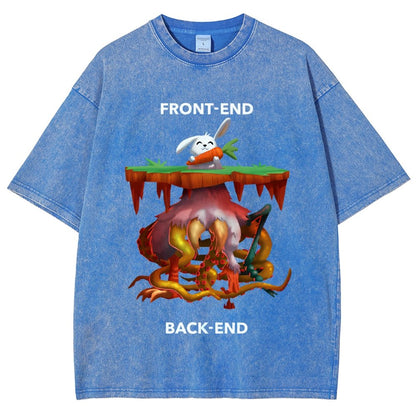 Front-End - Back-End Vintage Distressed T-shirt