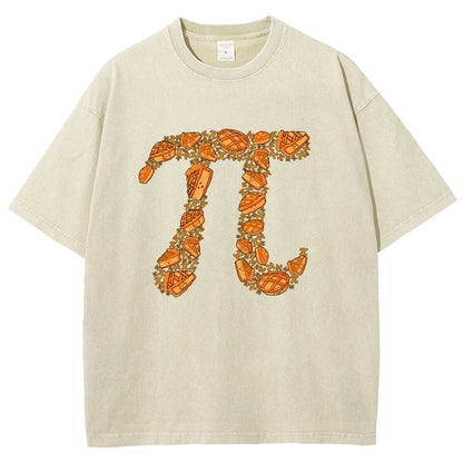 Doodle Pi Vintage Distressed T-shirt