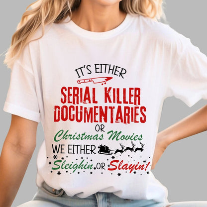 Horror Christmas Funny Christmas Geek T-Shirt