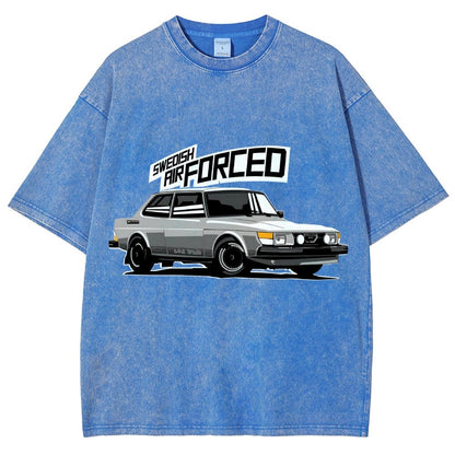 Sweoish Airforced Vintage Distressed T-shirt