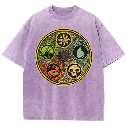 Black Lotus Vintage Distressed T-shirt