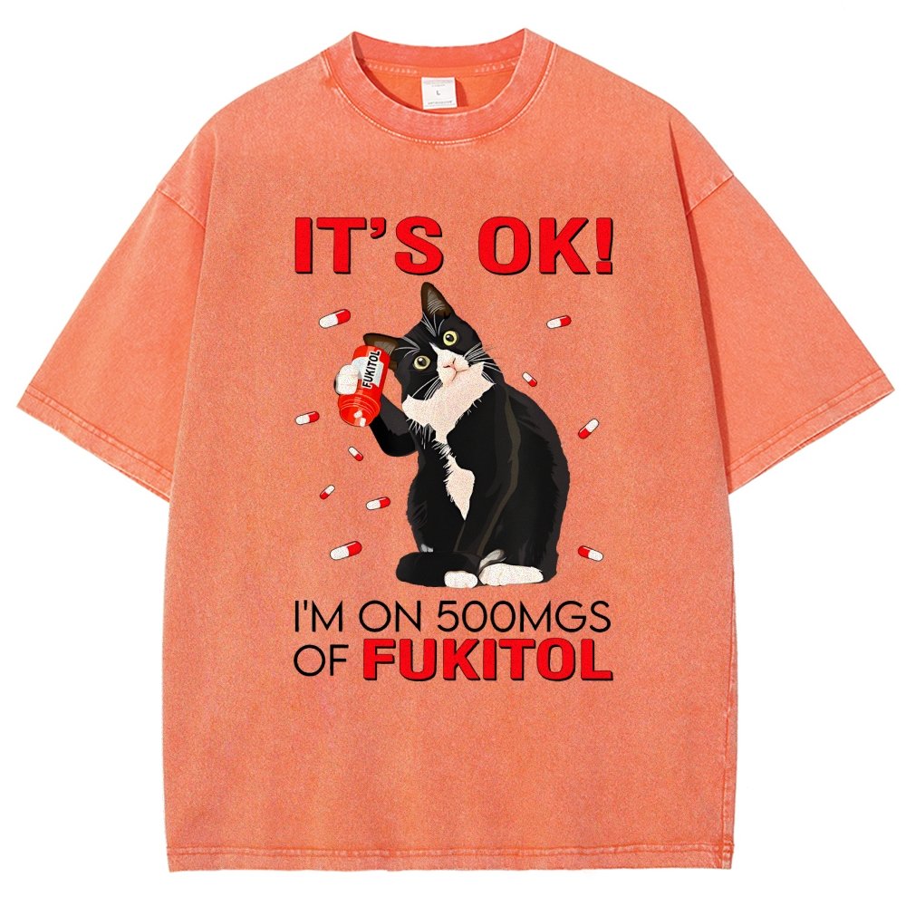 It's Ok Vintage Distressed T-shirt