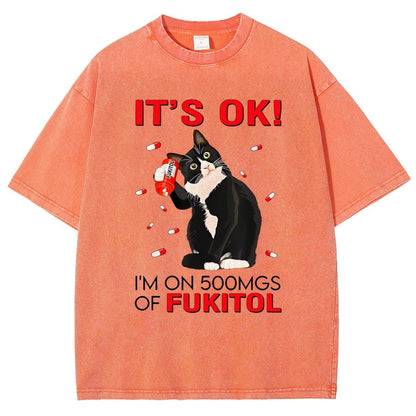 It's Ok Vintage Distressed T-shirt