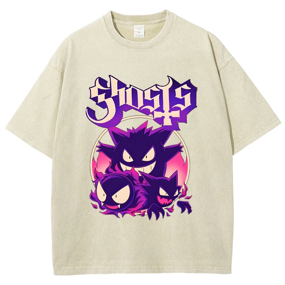 Haunted Ghosts Vintage Distressed T-shirt