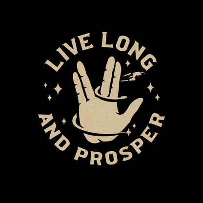 Live Long And Prosper Geeky T-Shirt