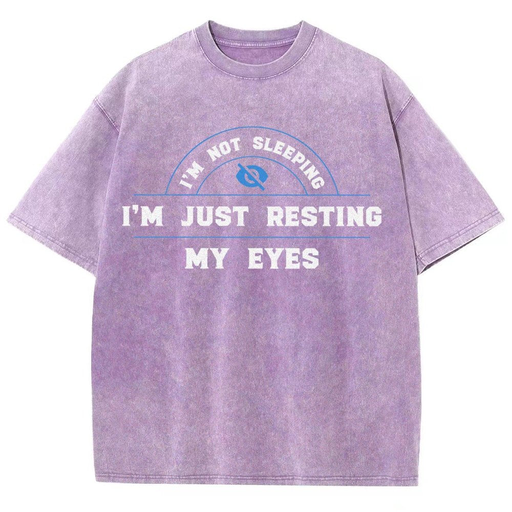 Just Resting My Eyes Vintage Distressed T-shirt