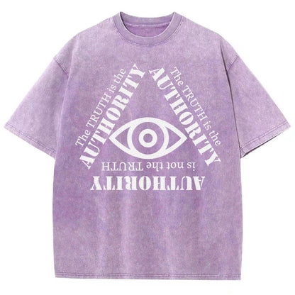 Truth Is The Authority Vintage Distressed T-shirt