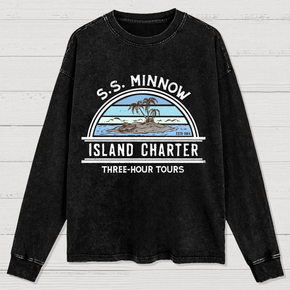 Tour 3 Hours Washed Long Sleeve Tee