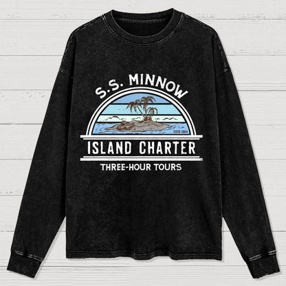 Tour 3 Hours Washed Long Sleeve Tee