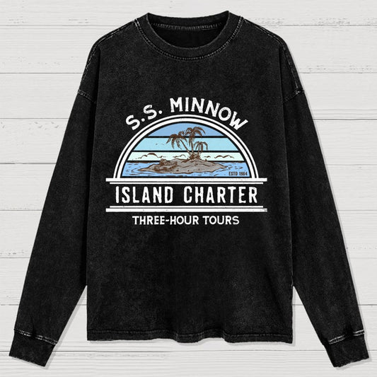 Tour 3 Hours Washed Long Sleeve Tee