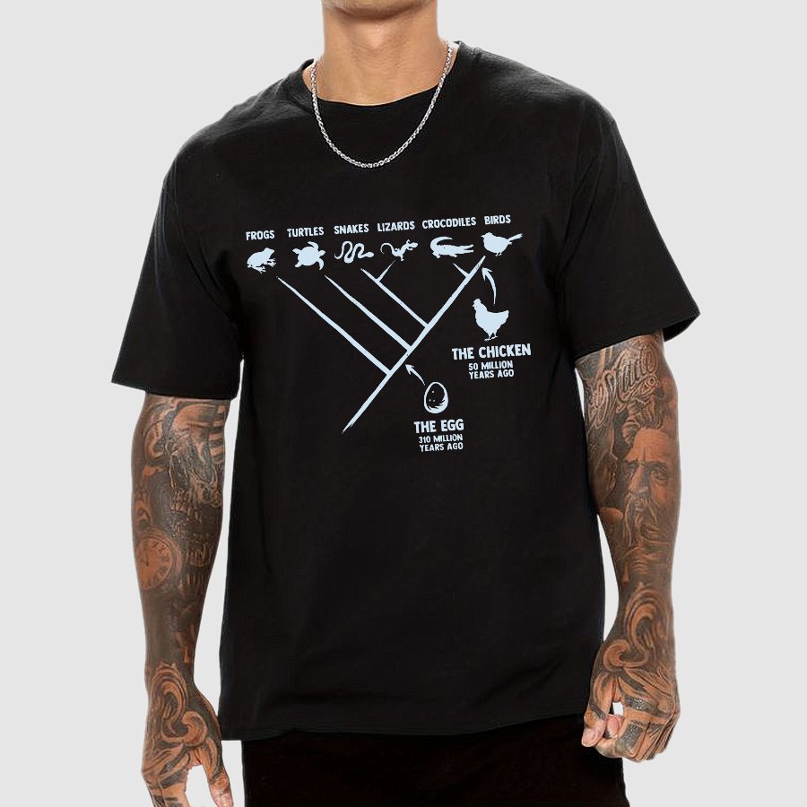 The Chicken And The Egg Science Geek T-Shirt