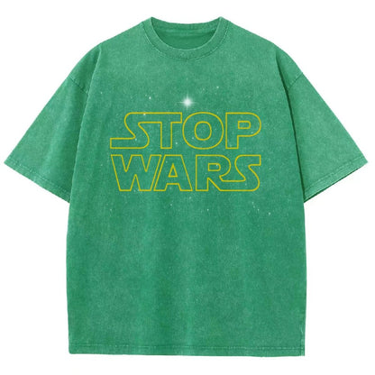 Stop Wars! Vintage Distressed T-shirt