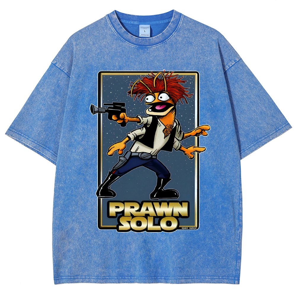 Prawn Hero Vintage Distressed T-shirt