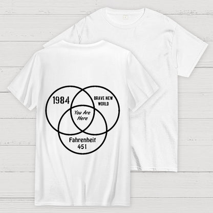 You Are Here Front And Back Printing Geek T-Shirt
