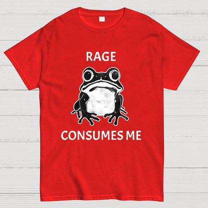 Rage Consumes Me Frog Geek T-Shirt