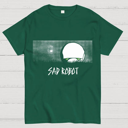 Sad Robot Geek T-Shirt