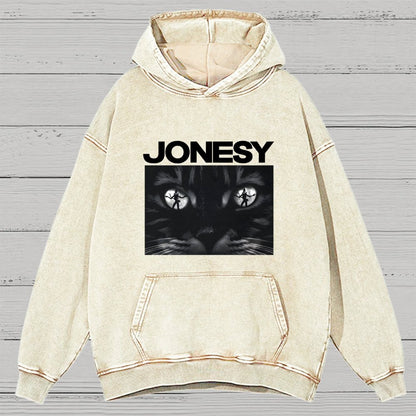 Cosmic Kitty  Vintage Distressed Hoodie