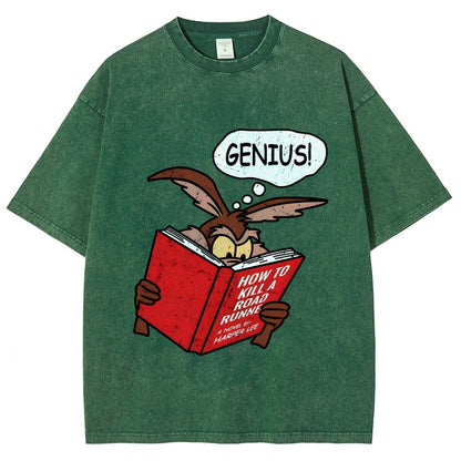 Genius Plan Vintage Distressed T-shirt