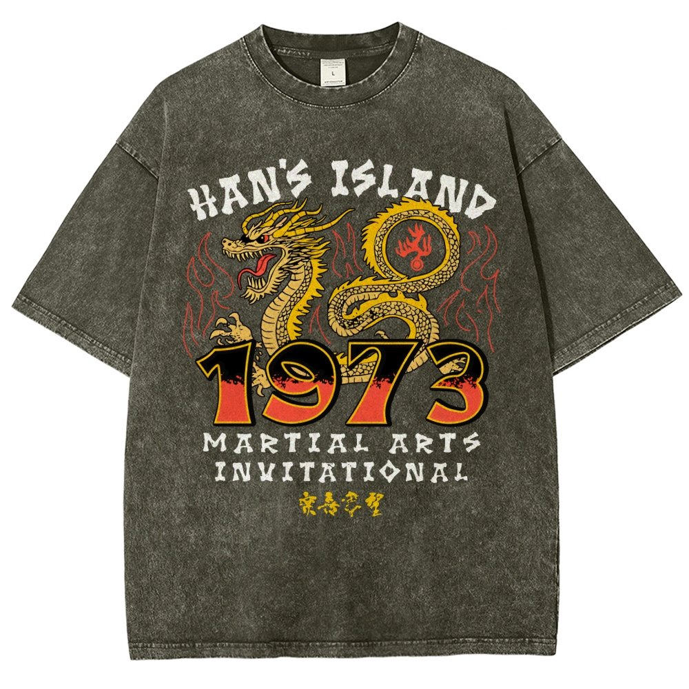Sun's Island Martial Arts Invitational 1973 Vintage Distressed T-shirt