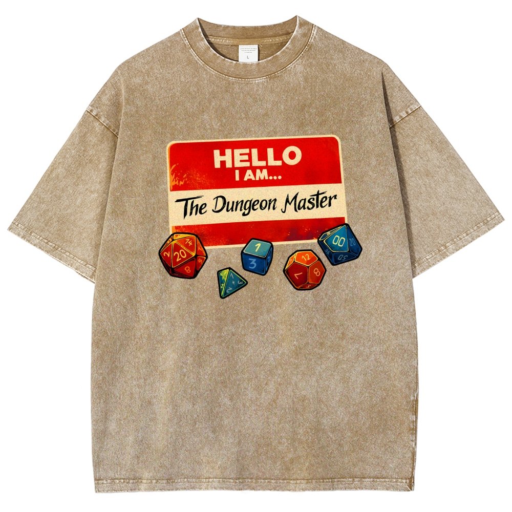 Hello I Am The Dungeon Master Vintage Distressed T-shirt