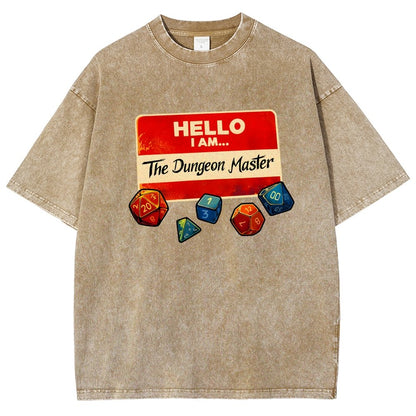 Hello I Am The Dungeon Master Vintage Distressed T-shirt