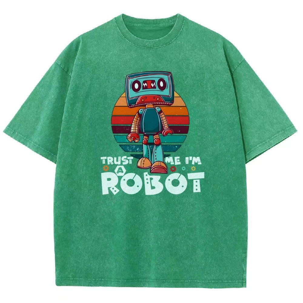 Trust Me I'm A Robot Vintage Distressed T-shirt