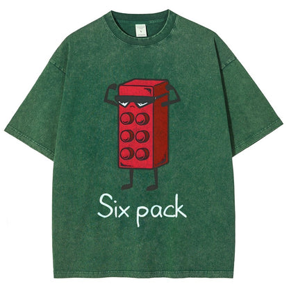 Six Pack Vintage Distressed T-shirt