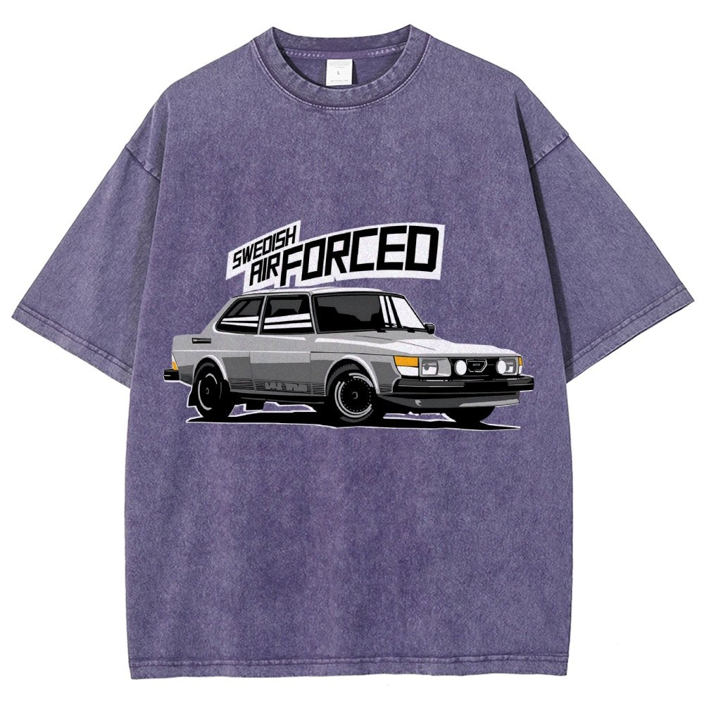 Sweoish Airforced Vintage Distressed T-shirt