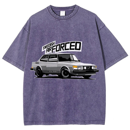 Sweoish Airforced Vintage Distressed T-shirt