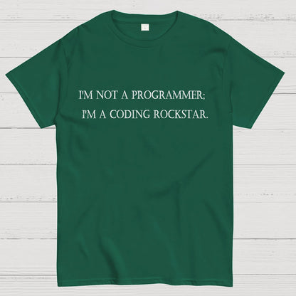 I'm Not A Programmer I'm A Coding Rockstar Nerd T-Shirt