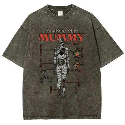 Mummy Anatomy Vintage Distressed T-shirt