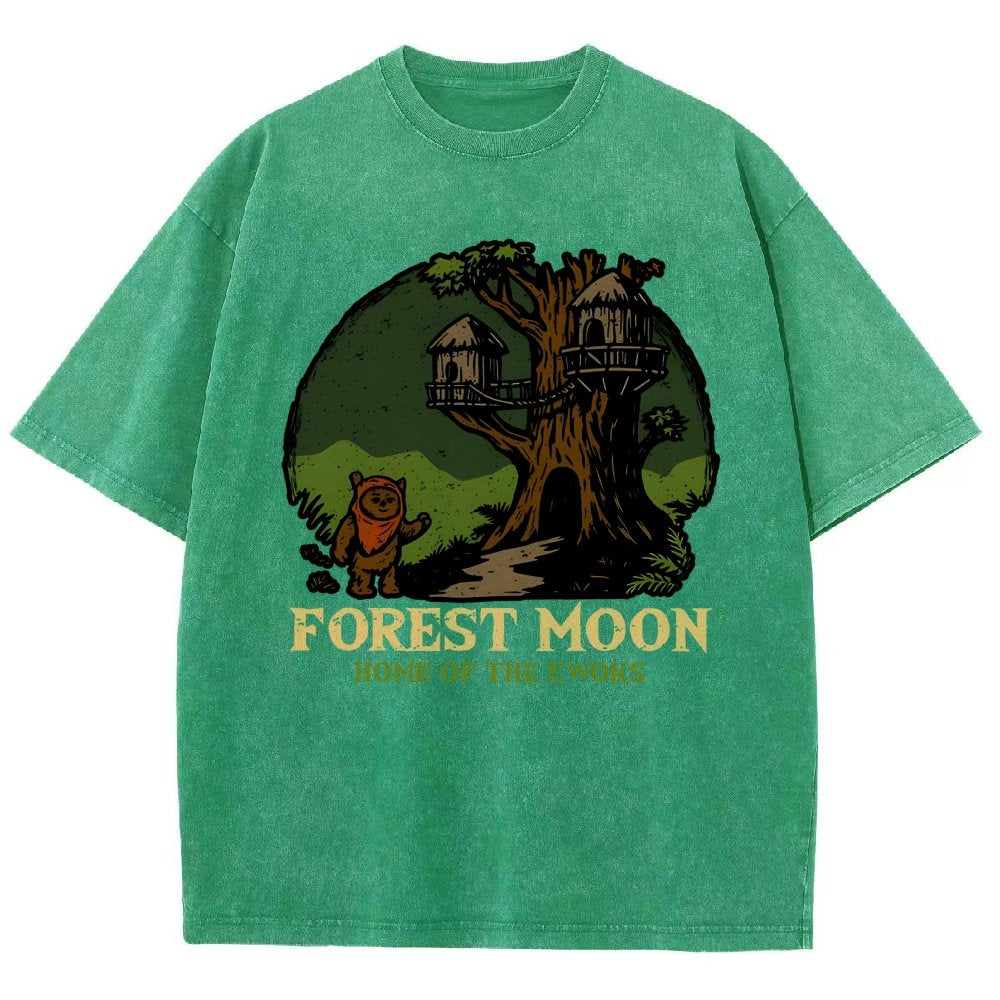 Woodland Moon Home Vintage Distressed T-shirt