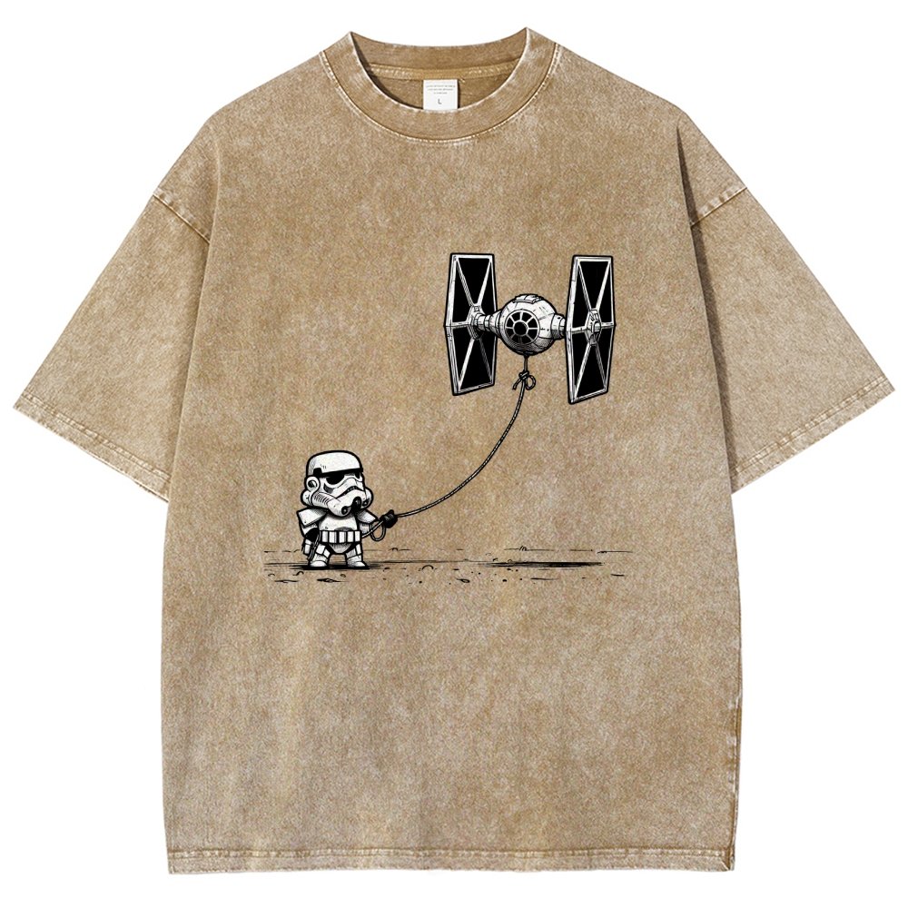 Flying The Galactic Alliance's Kite Vintage Distressed T-shirt