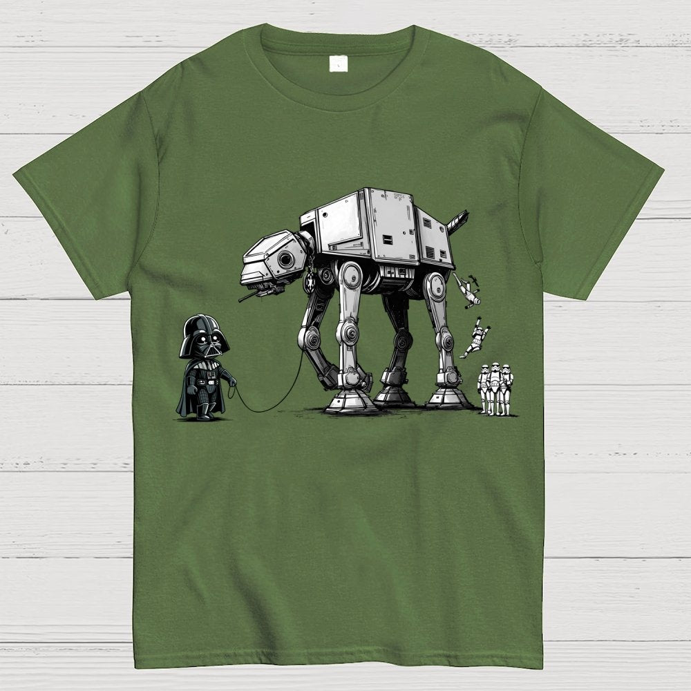 Imperial Robot Dog Poop Geek T-Shirt