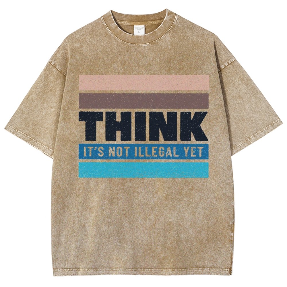 Think – Still Legal Vintage Distressed T-shirt