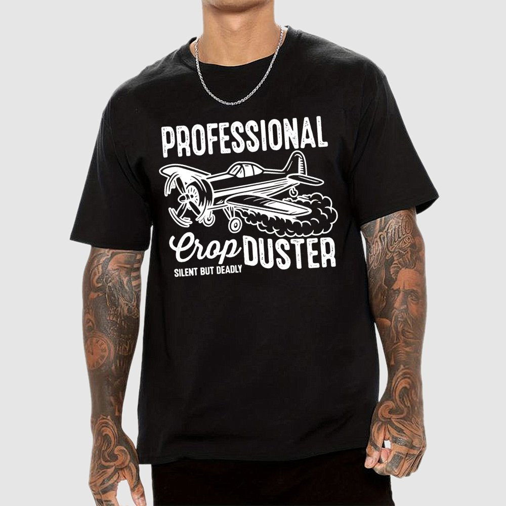 CropDUSTER SILENT BUT DEADLY Unisex Geek T-Shirt