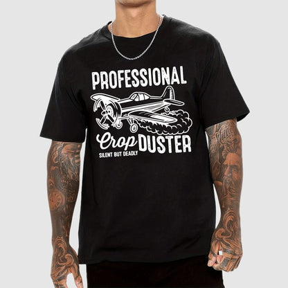 CropDUSTER SILENT BUT DEADLY Unisex Geek T-Shirt