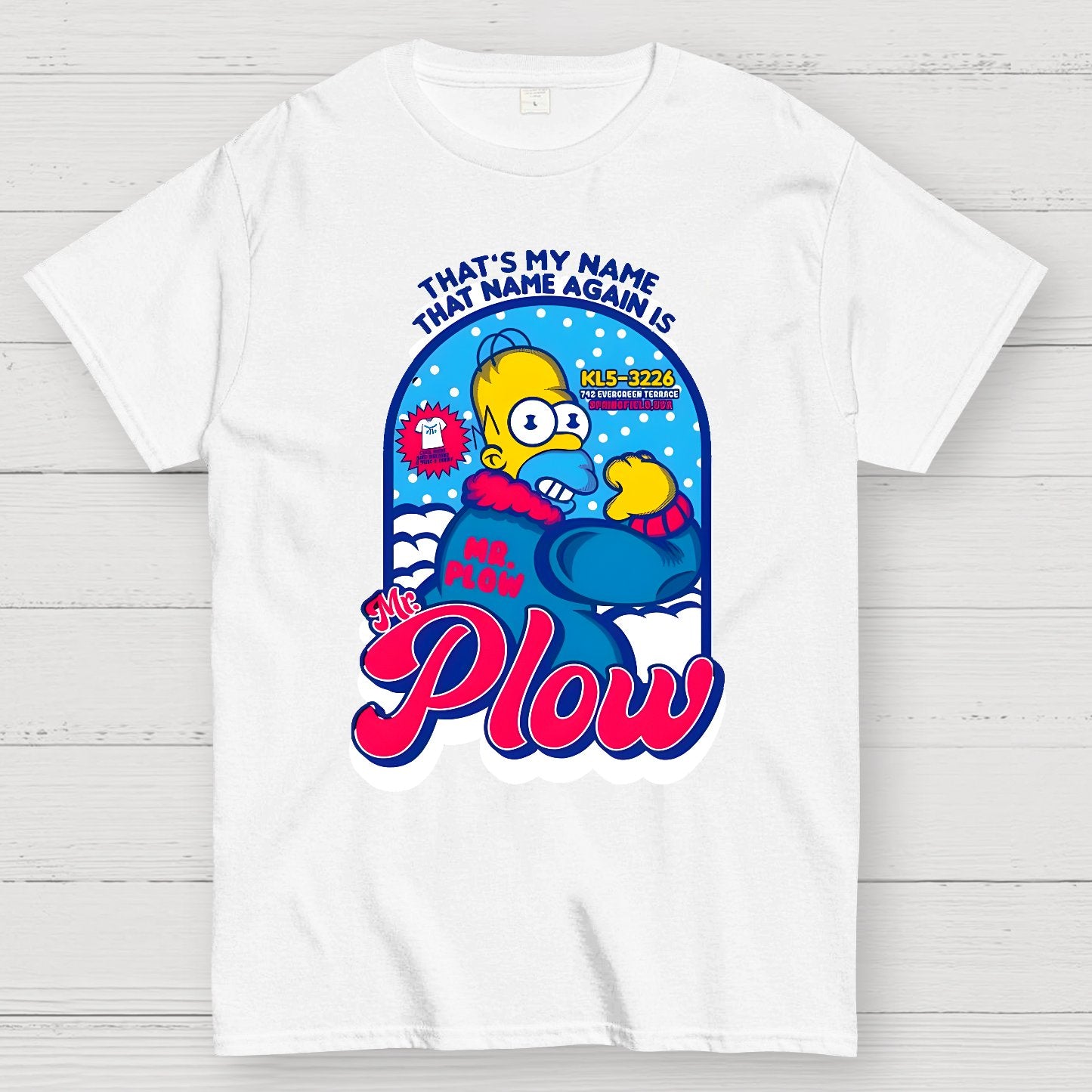Mr. Snowplow Geek T-Shirt
