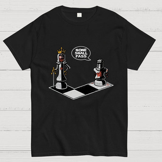 Black Knight Check Geek T-Shirt