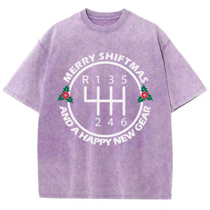 Merry Shiftmas And A Happy New Gear Vintage Distressed T-shirt
