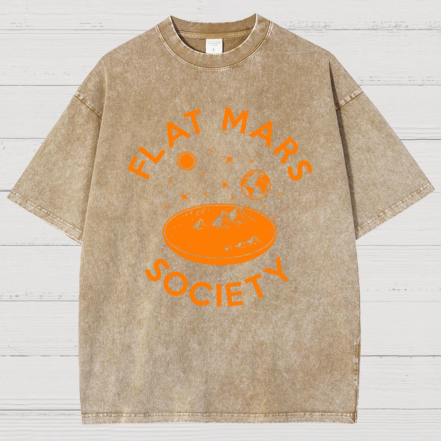 Flat Mars Vintage Distressed T-shirt