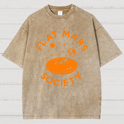Flat Mars Vintage Distressed T-shirt