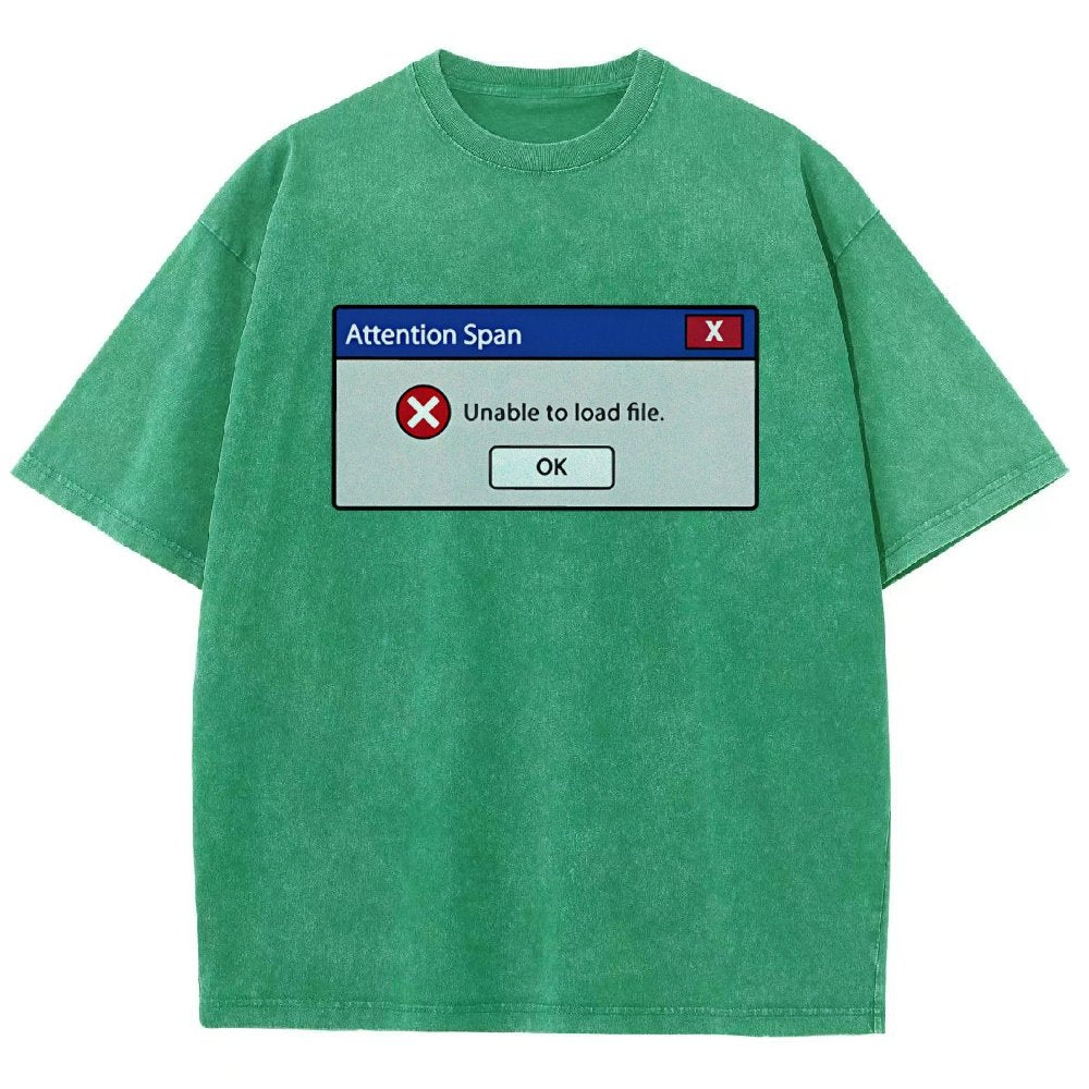Attention Span Not Loading Vintage Distressed T-shirt