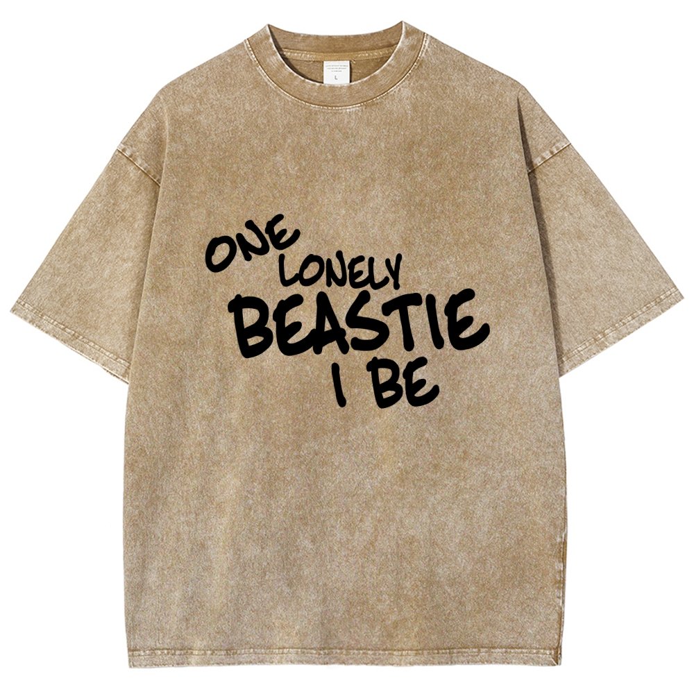 One Lonely Creature I Be Vintage Distressed T-shirt