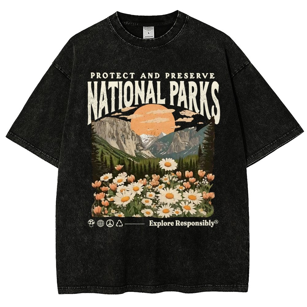 National Parks Vintage Distressed T-shirt