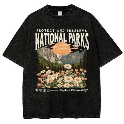National Parks Vintage Distressed T-shirt